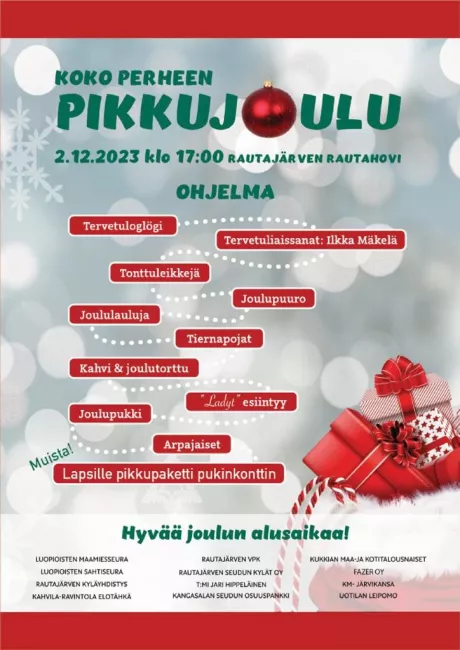 Rautajärven pikkujoulut