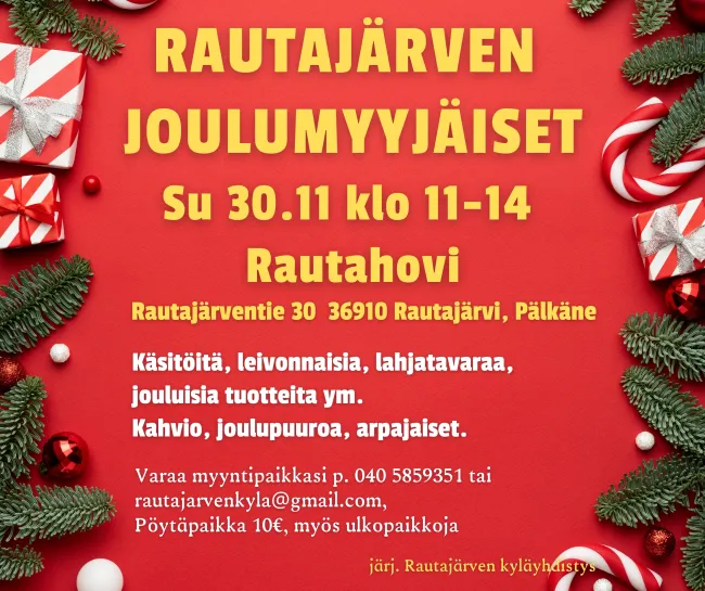 Rautajärven Joulumyyjäiset