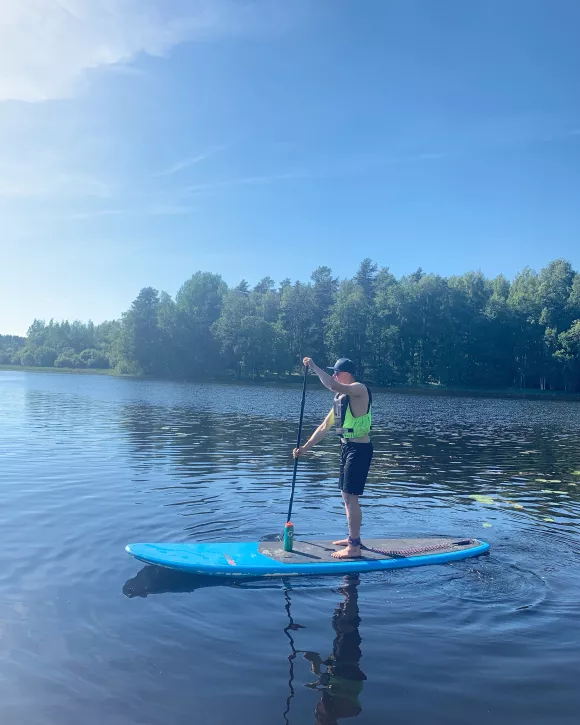 Suppailua Rautajärvellä