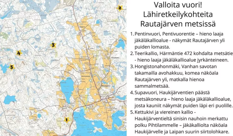 lähiretkeilykohteita